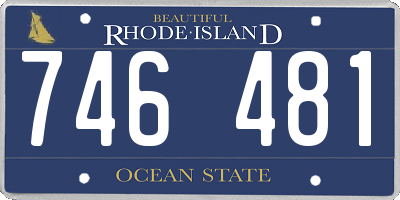 RI license plate 746481