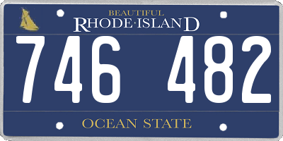 RI license plate 746482
