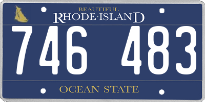 RI license plate 746483