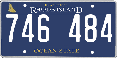 RI license plate 746484