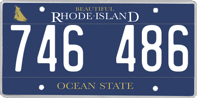RI license plate 746486
