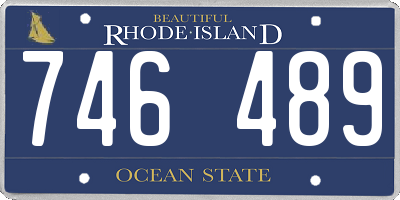 RI license plate 746489