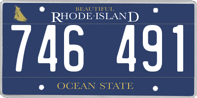 RI license plate 746491