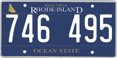 RI license plate 746495