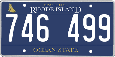 RI license plate 746499