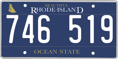 RI license plate 746519