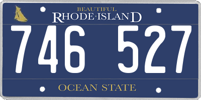 RI license plate 746527