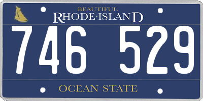RI license plate 746529