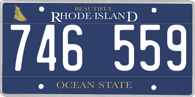RI license plate 746559