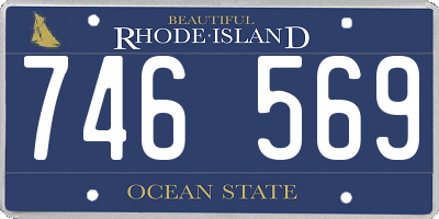 RI license plate 746569