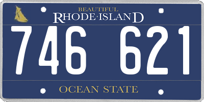 RI license plate 746621