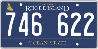 RI license plate 746622