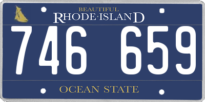 RI license plate 746659