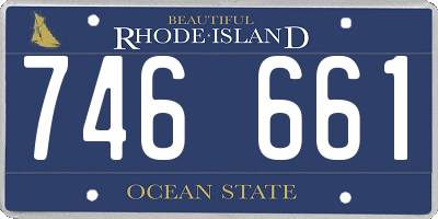 RI license plate 746661