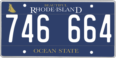 RI license plate 746664
