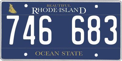 RI license plate 746683