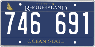 RI license plate 746691