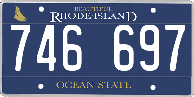 RI license plate 746697