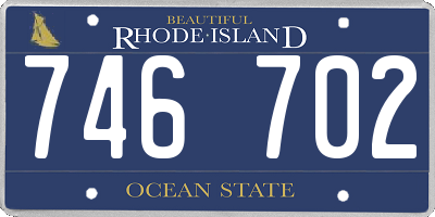 RI license plate 746702
