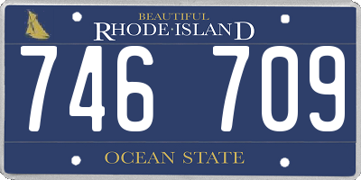 RI license plate 746709