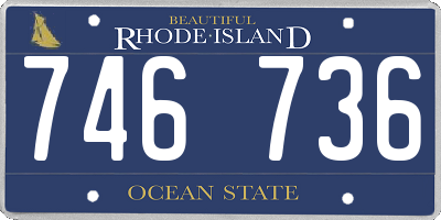 RI license plate 746736