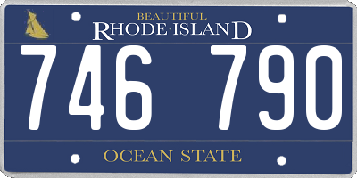 RI license plate 746790