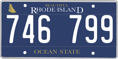 RI license plate 746799