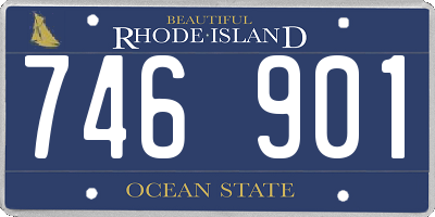 RI license plate 746901