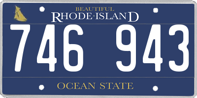 RI license plate 746943
