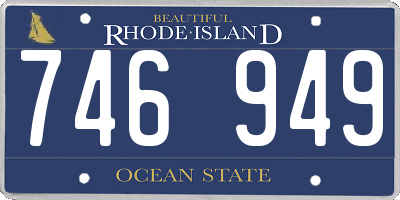 RI license plate 746949