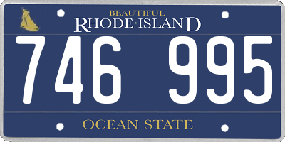 RI license plate 746995