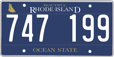 RI license plate 747199
