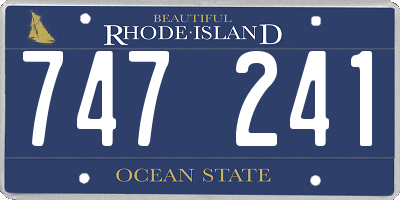 RI license plate 747241