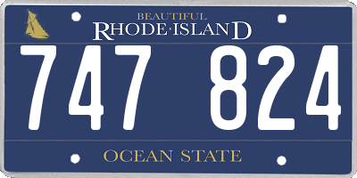 RI license plate 747824