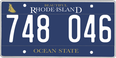RI license plate 748046