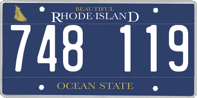 RI license plate 748119