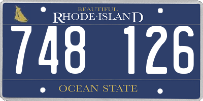 RI license plate 748126