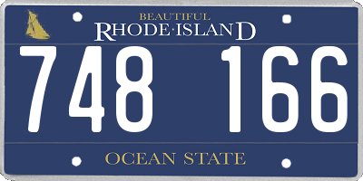 RI license plate 748166