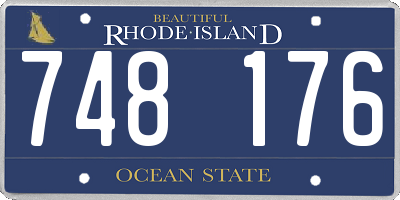 RI license plate 748176