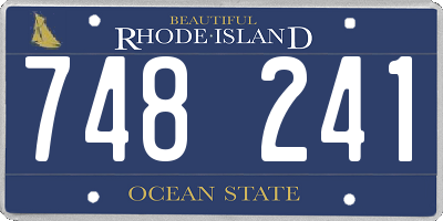RI license plate 748241