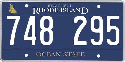 RI license plate 748295