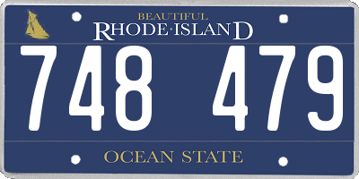 RI license plate 748479