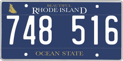 RI license plate 748516