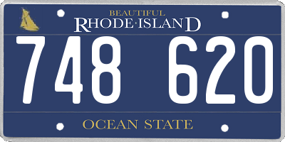 RI license plate 748620