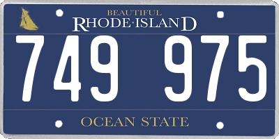 RI license plate 749975