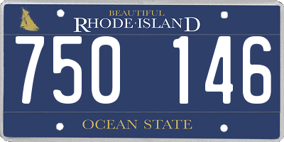 RI license plate 750146