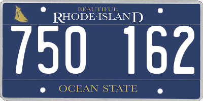 RI license plate 750162