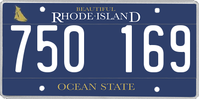 RI license plate 750169