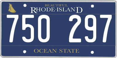RI license plate 750297