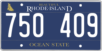 RI license plate 750409